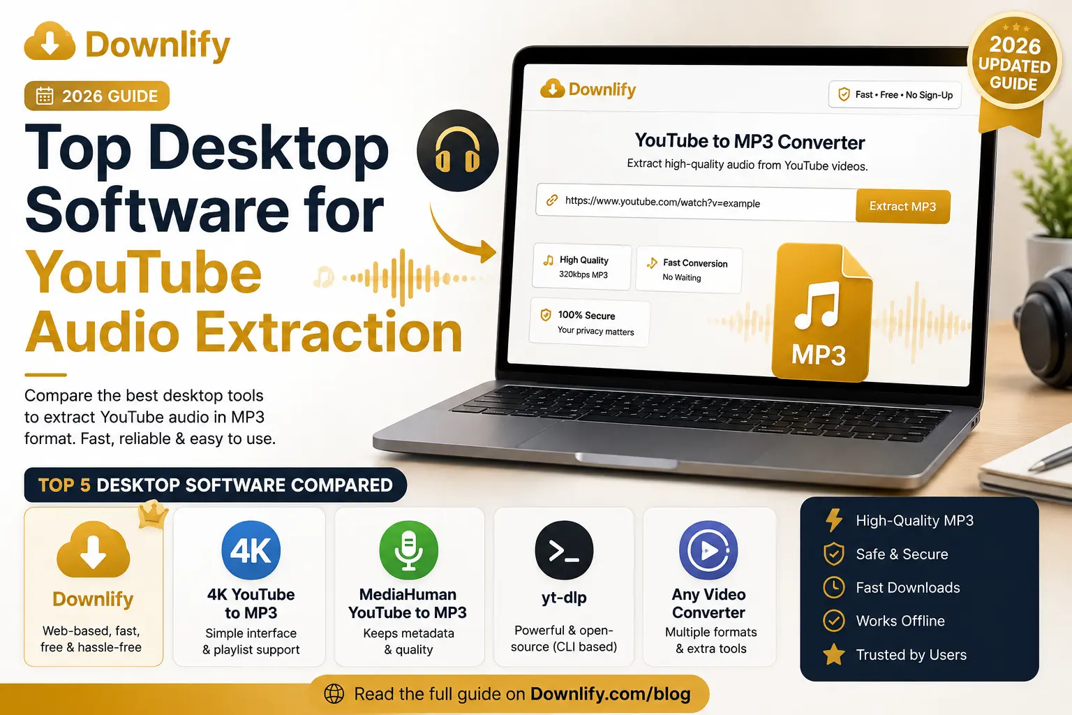 Top 5 Tools for YouTube Audio Extraction (2026 Guide)